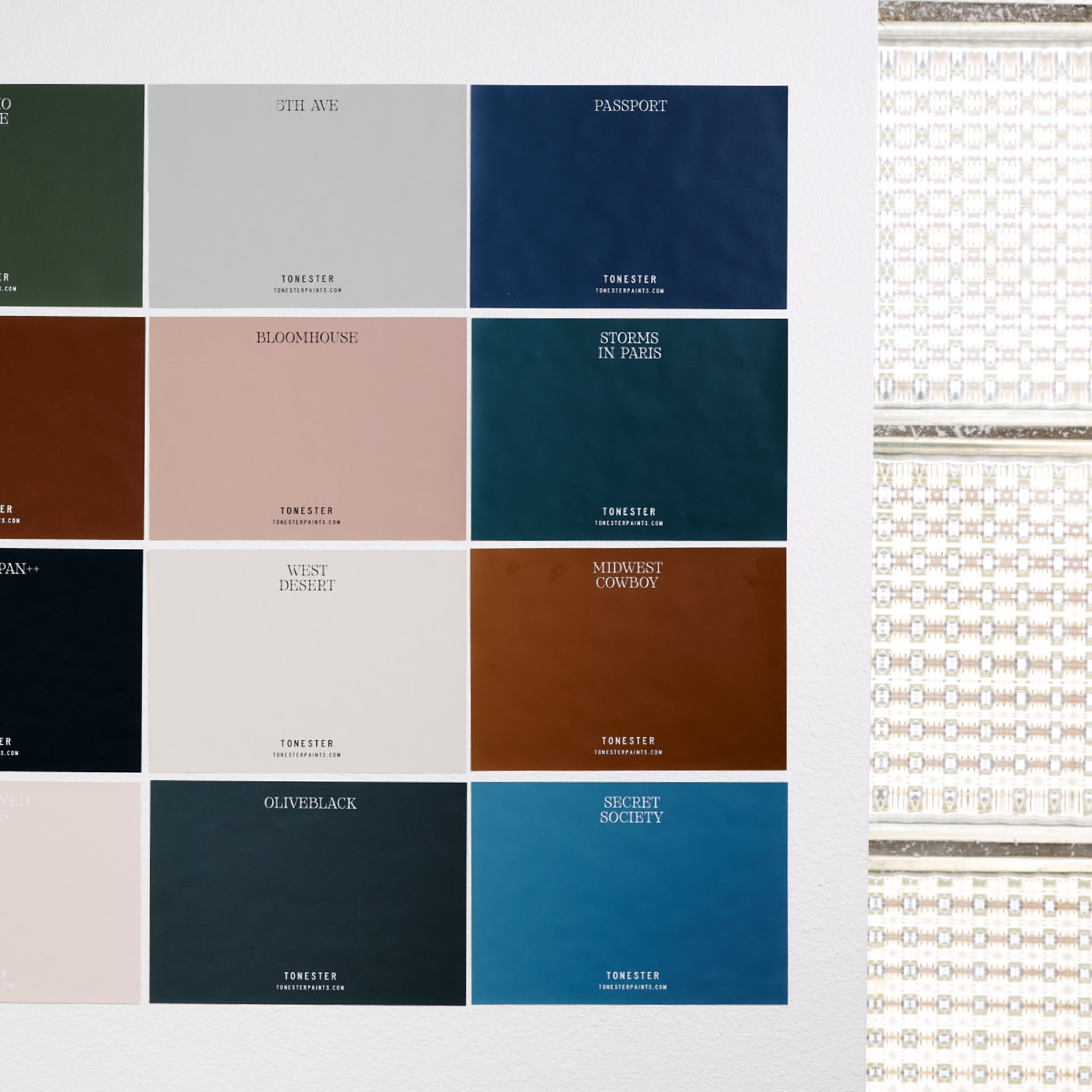 Peel & Stick Color Samples